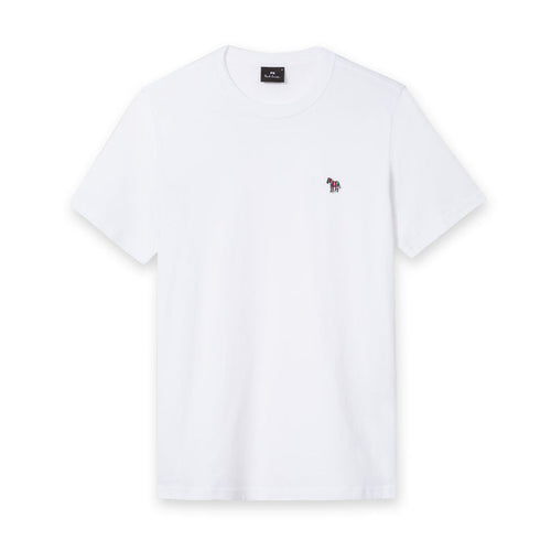 PS Paul Smith - Slim Fit Zebra T-Shirt in White - Nigel Clare