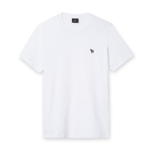 PS Paul Smith - Slim Fit Zebra T-Shirt in White - Nigel Clare