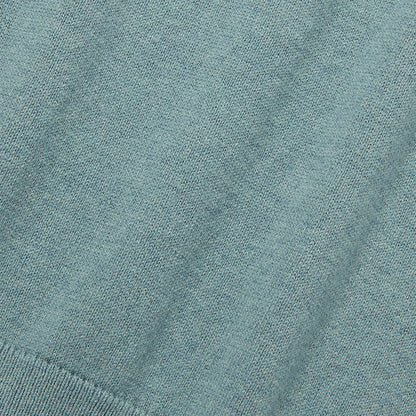 PS Paul Smith - Zip Neck Jumper in Duck Egg Blue - Nigel Clare