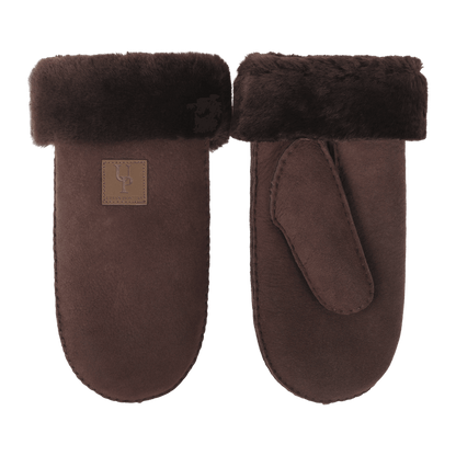 Urban Pioneers Female Puglia Mittens GLOVES AND MITTENS CHOCOLATE BROWN