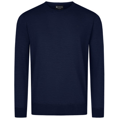 Giesswein Crew Neck cotton Men - bleu océan 540