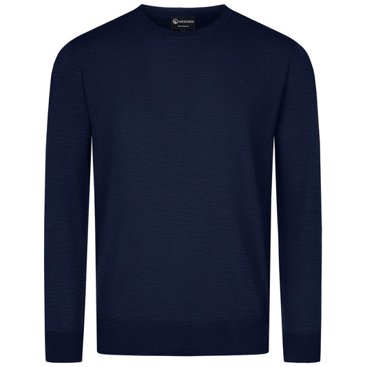 Giesswein Crew Neck cotton Men - bleu océan 540