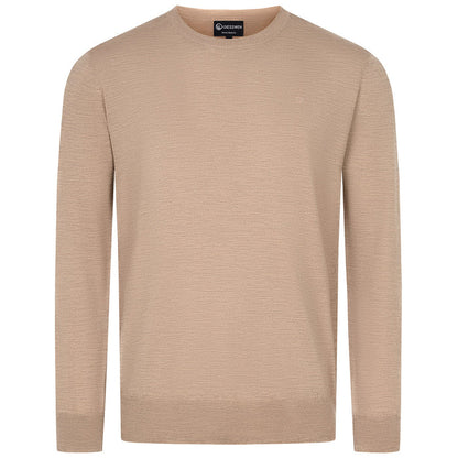 Giesswein Crew Neck cotton Men - sable melé 212