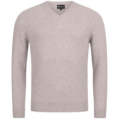 Giesswein Pullover Wool V-Neck M - gris clair 031