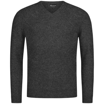Giesswein Pullover Wool V-Neck M - anthracite 029