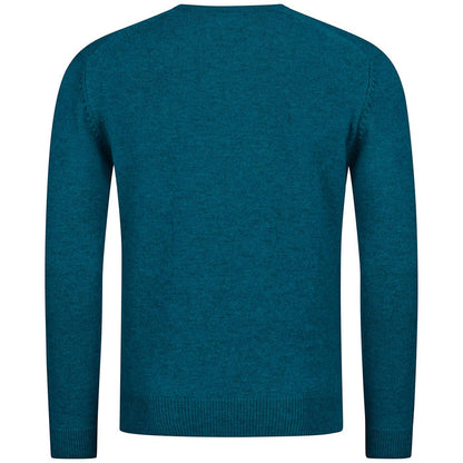 Giesswein Pullover Wool V-Neck M - bleu essence 585