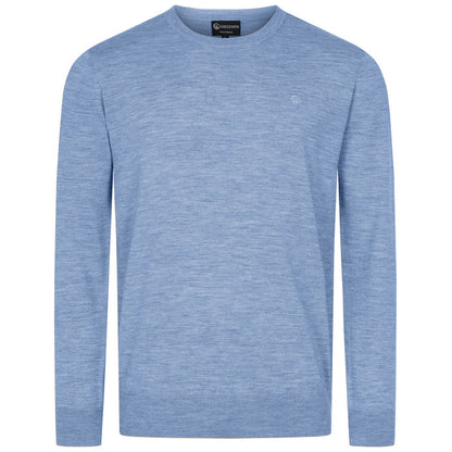Giesswein Crew Neck Men - ciel bleu 519