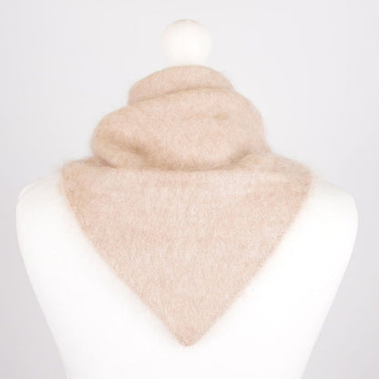 Pure Brushed Luxury Cashmere Triangle Head Scarf - REED - Heritage Of Scotland -