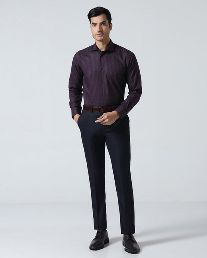 Purple Check Shirt - Echod
