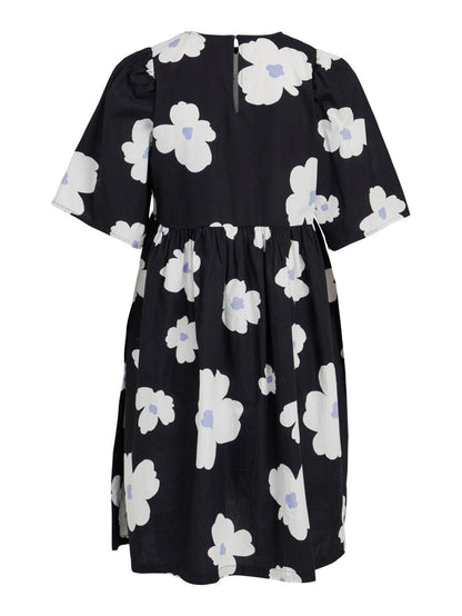 Quinn Smock Dress (Black)