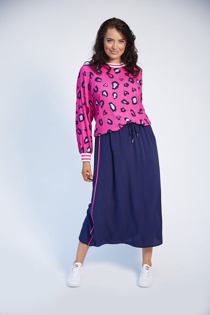 Rachel Maxi Skirt (Navy)