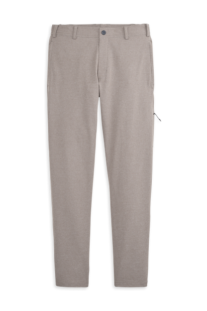 Walnut Heather | Front view of Radius Flex Jogger in Walnut Heather