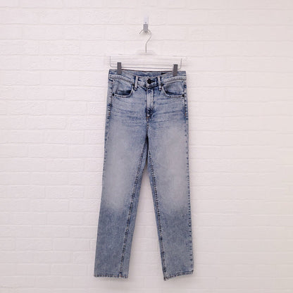 RAG & BONE ACID WASH SKINNY JEANS - SIZE 24