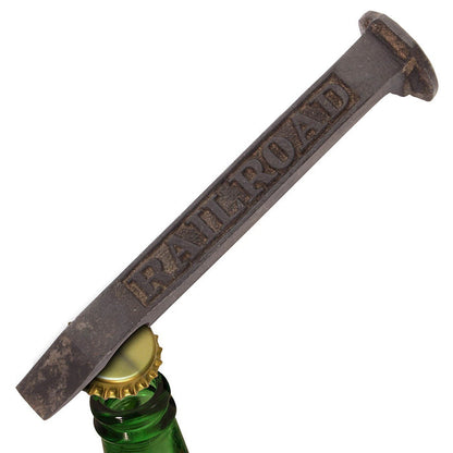 Railroad Spike Bottle Opener