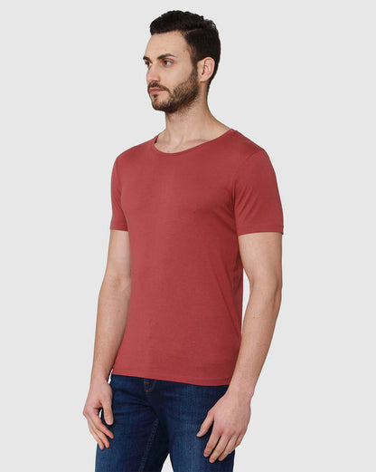 Red Crew Neck T-Shirt