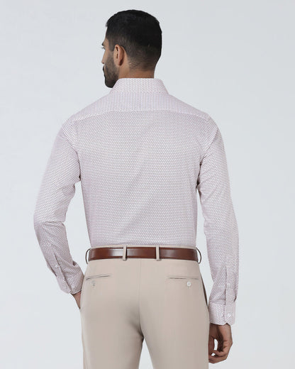Red Unwrinkle Printed Shirt - Everest