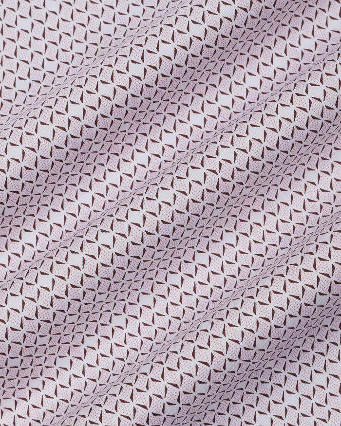 Red Unwrinkle Printed Shirt - Everest