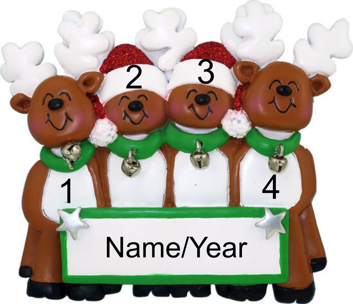 Reindeer - Family of 4