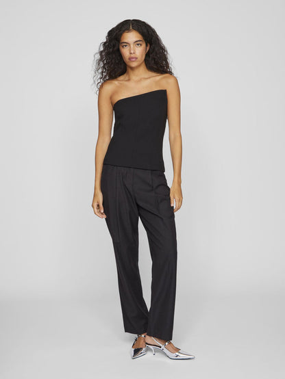 Rena Corsage Top (Black)