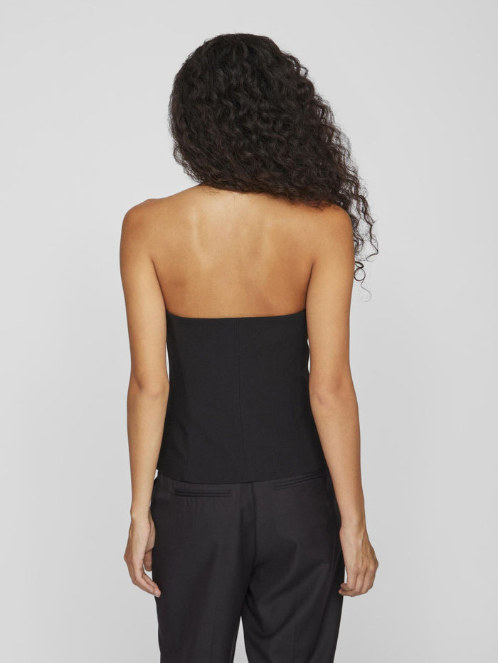 Rena Corsage Top (Black)