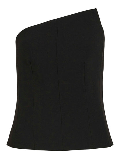Rena Corsage Top (Black)
