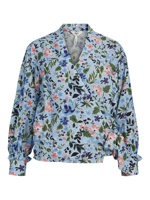 Riga Wrap Top (Serenity Brandied apricot flower)