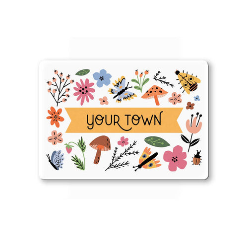 Rock Scissor Paper - Personalized City Magnet - Meadow New Haven