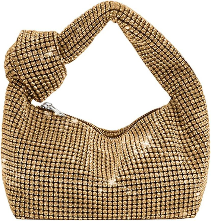Romona Rhinestone Handbag (Gold)