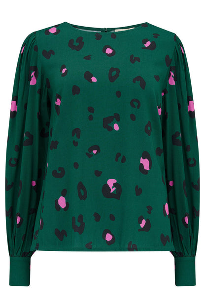 RONNIE PUFF SHOULDER TOP (GREEN)
