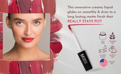 Rosebud Stay Put Matte Lip Cream | Stunning Kiss-Proof Lipstick - RFE Marketing Ventures