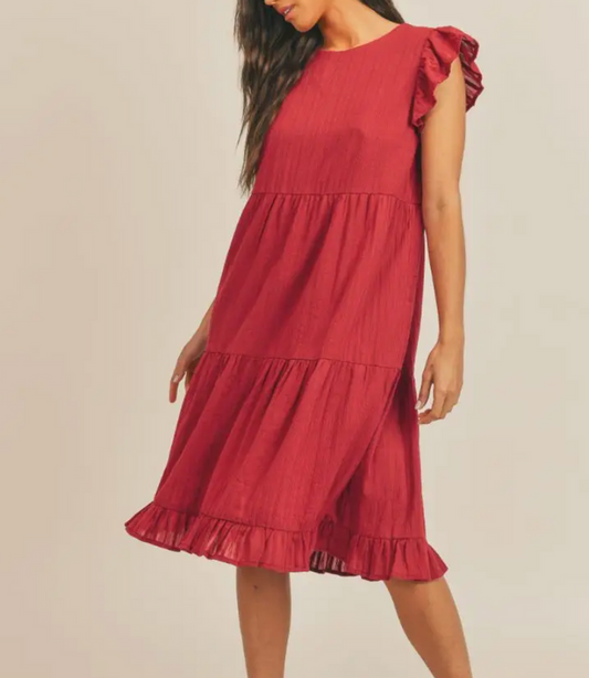 Sadie & Sage Around The Way Midi Dress