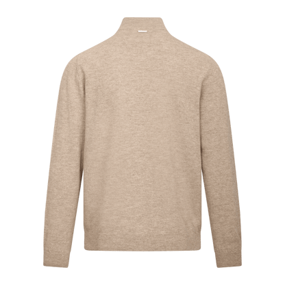Urban Pioneers Male Sairus Half-Zip SWEATER LIGHT SAND