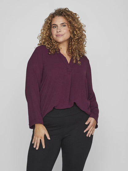 Sala V-Neck Top (Winter Bloom)