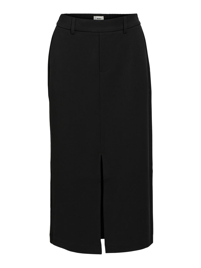 SALLY MIDI SKIRT (BLACK)