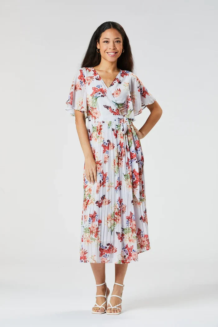 Salma Wrap Dress (Lilac)