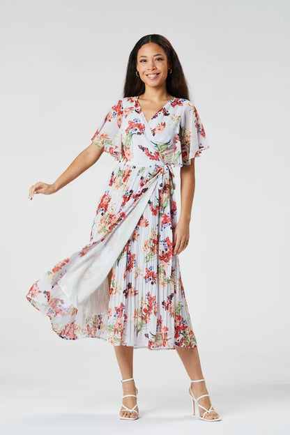 Salma Wrap Dress (Lilac)