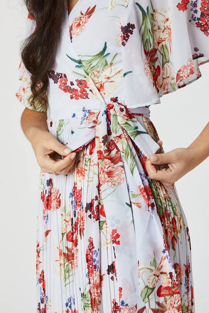 Salma Wrap Dress (Lilac)