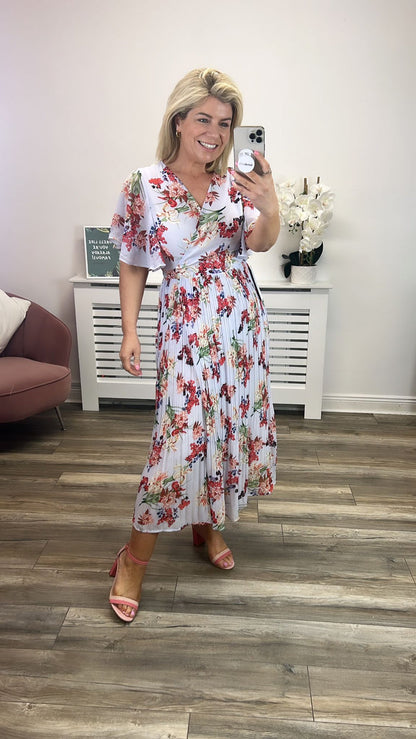 Salma Wrap Dress (Lilac)