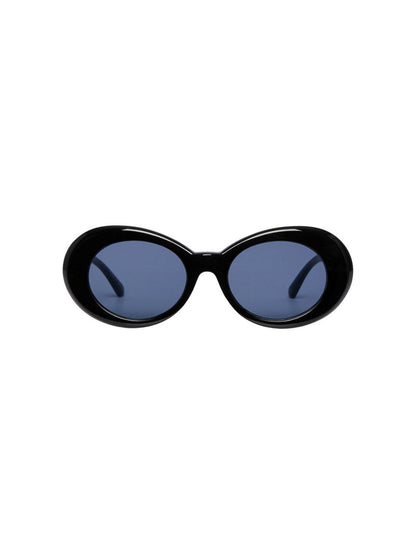 Sandra Round Sunglasses (Black)