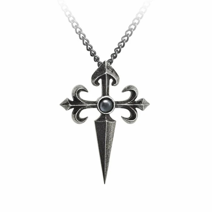 Santiago Cross Pewter Pendant
