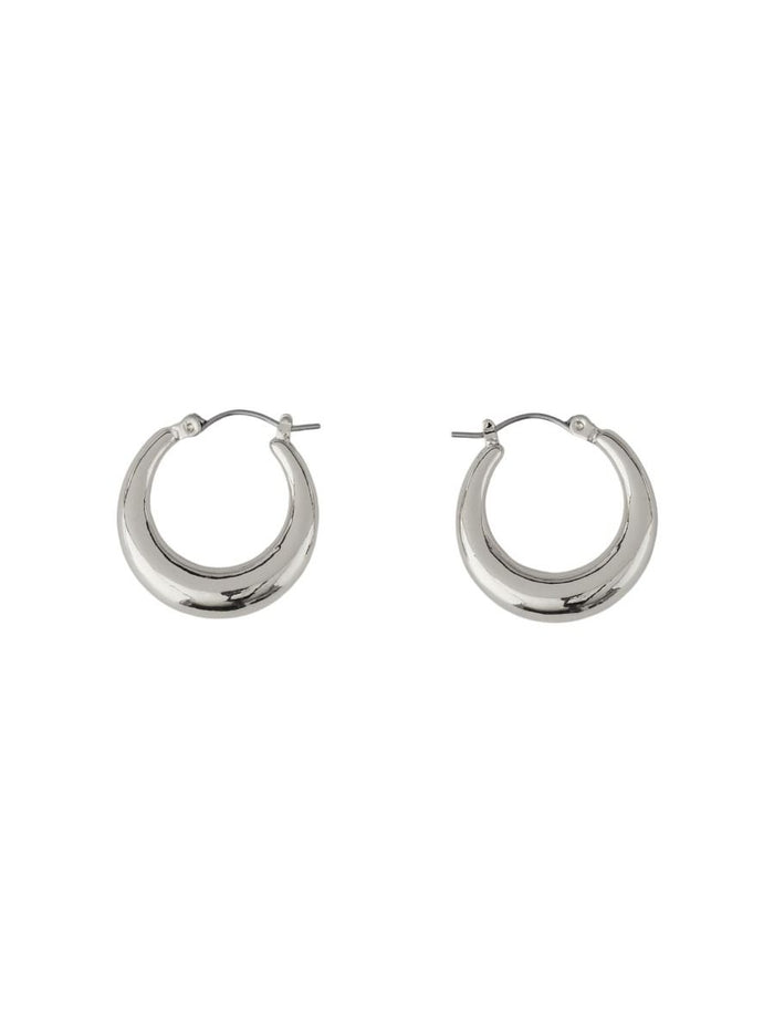 Sassy Hoop Earrings (Silver)