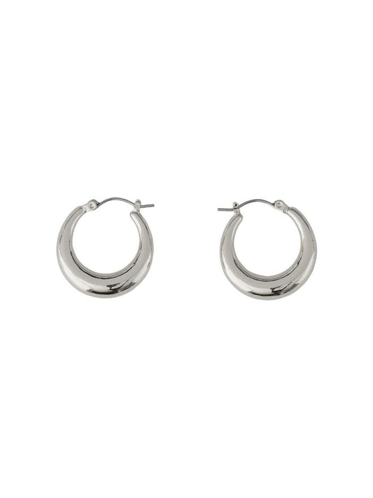Sassy Hoop Earrings (Silver)