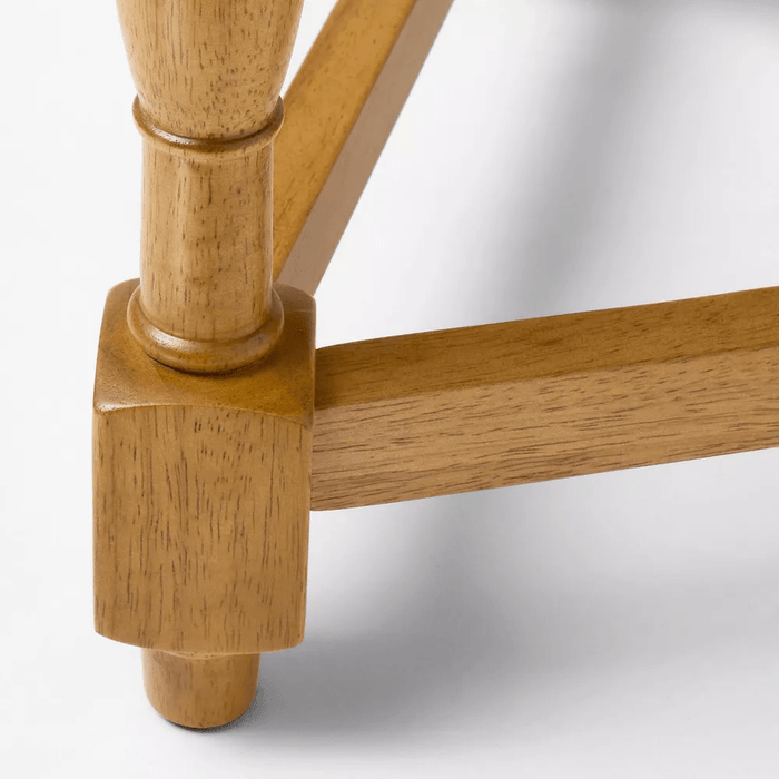 Scalloped Side Table - Light Oak - Wichita Home Outlet