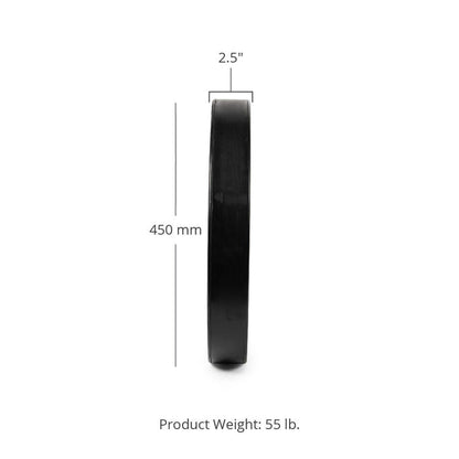 Scratch and Dent - 55 LB Single Elite Bumper Plate - FINAL SALE