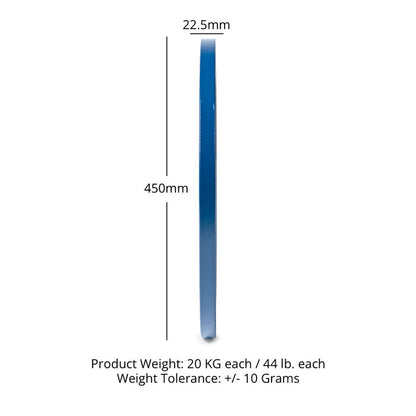 20 KG Single Calibrated Steel Plate