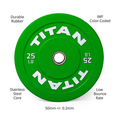 25 LB Pair Economy Color Bumper Plates