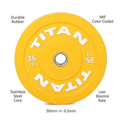 35 LB Single Economy Color Bumper Plate