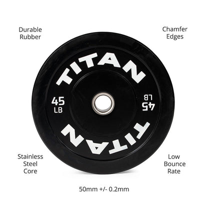 45 LB Single Economy Bumper Plate