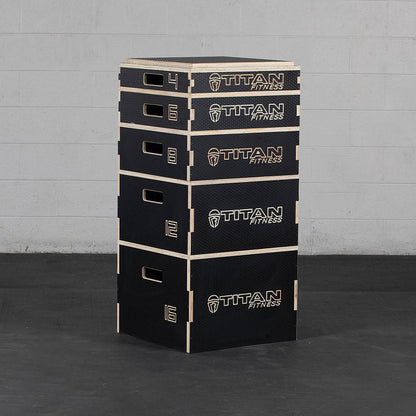 6" Stackable Wooden Plyo Box