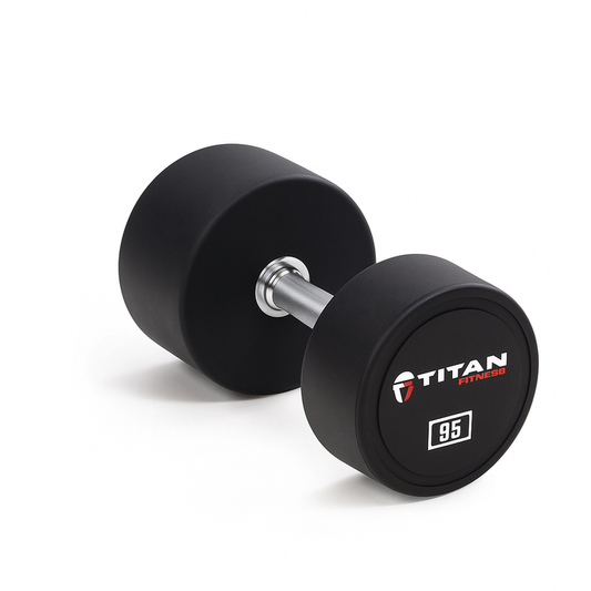 Scratch and Dent, 95 LB Classic Round Urethane Dumbbell